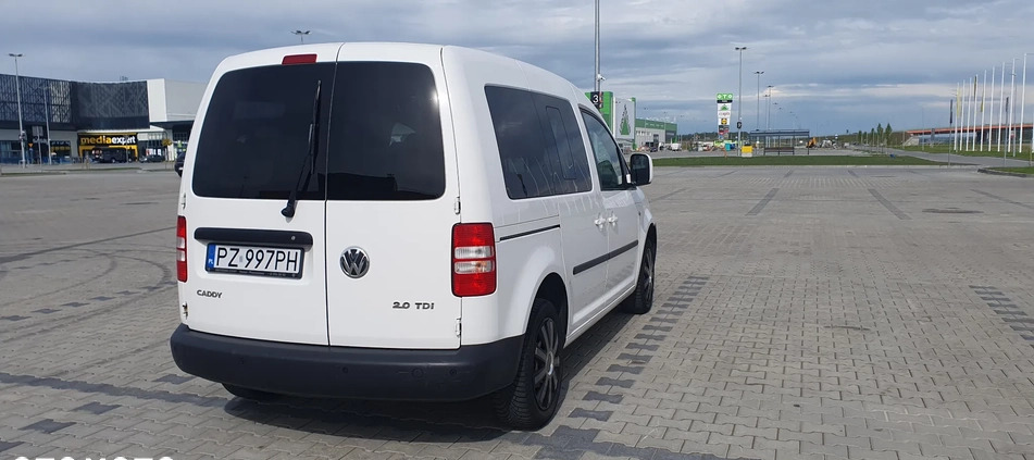 Volkswagen Caddy cena 42900 przebieg: 207900, rok produkcji 2014 z Koszalin małe 781